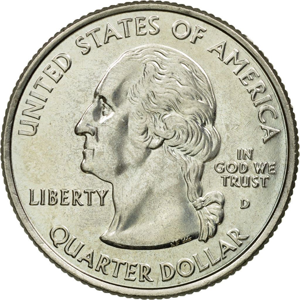 United States | 1/4 Dollar Coin | Iowa | Km:358 | 2004