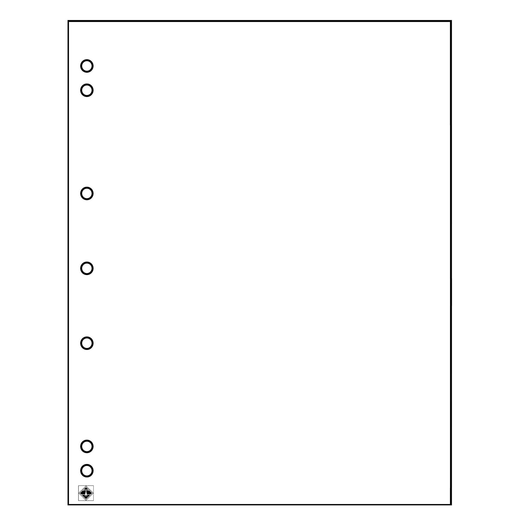 NUMIS White Interleaves | Separator Pages for NUMIS Ringbinders | Pack of 10