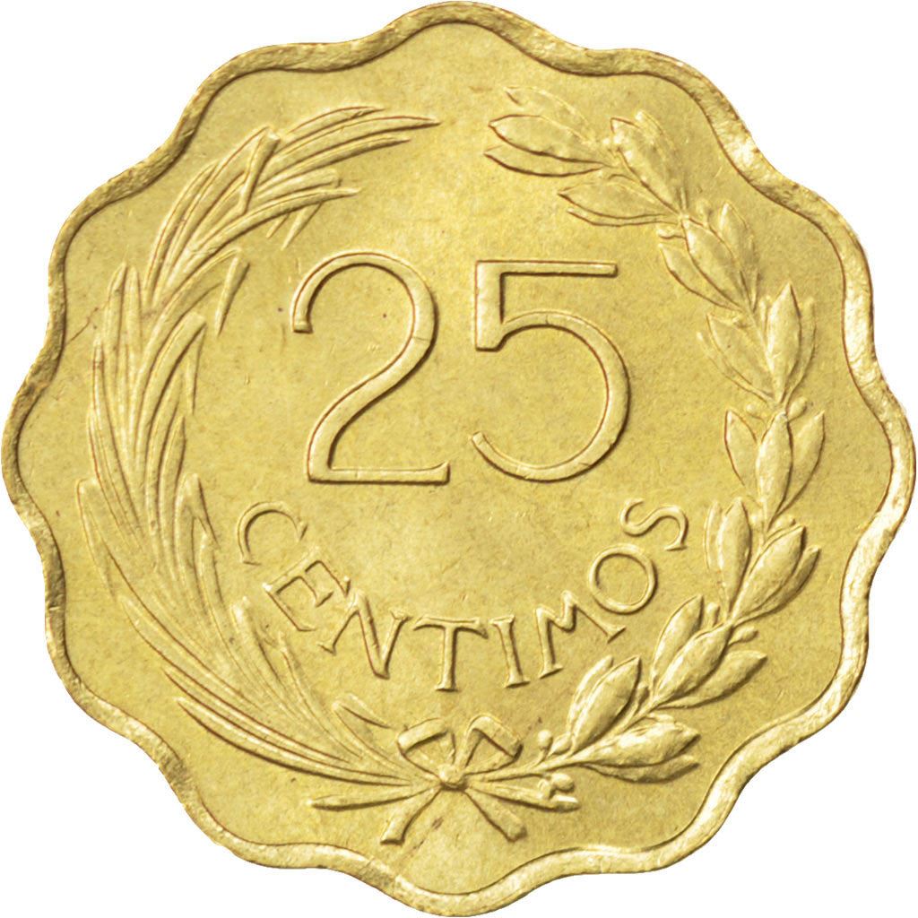 Paraguay | 25 Centimos Coin | Sello de Hacienda | Km:27 | 1953