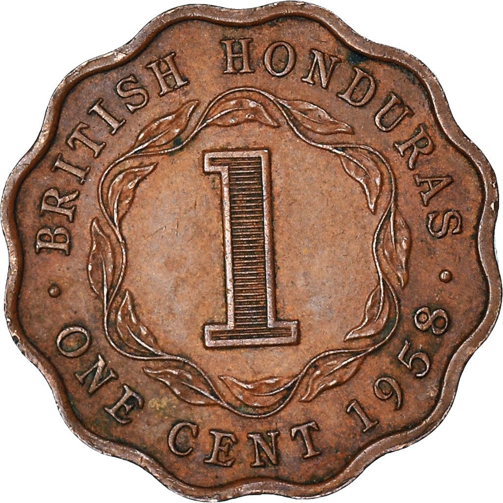 Belize › Honduras Britannico | Moneta da 1 Cent | Elisabetta II | Km:30 | 1956 - 1973