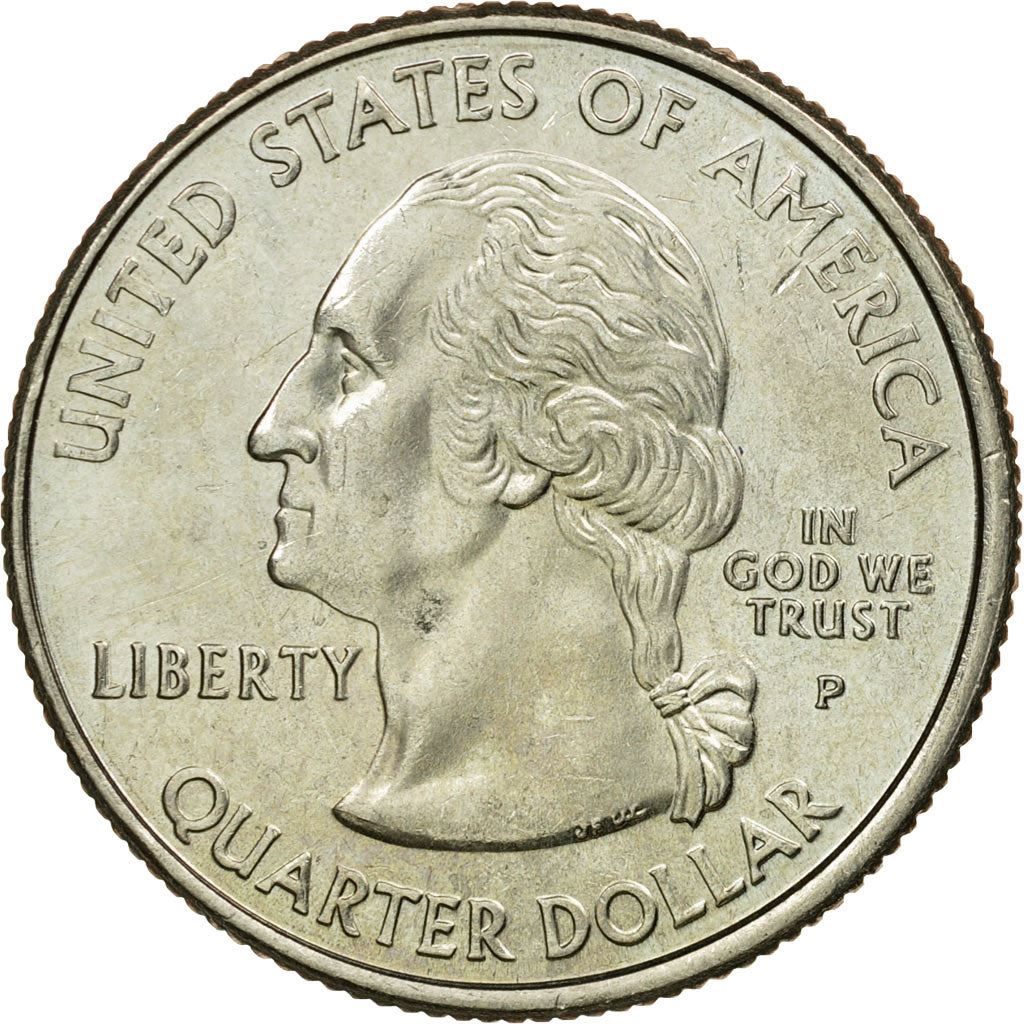 United States | 1/4 Dollar Coin | Kentucky | Km:322 | 2001