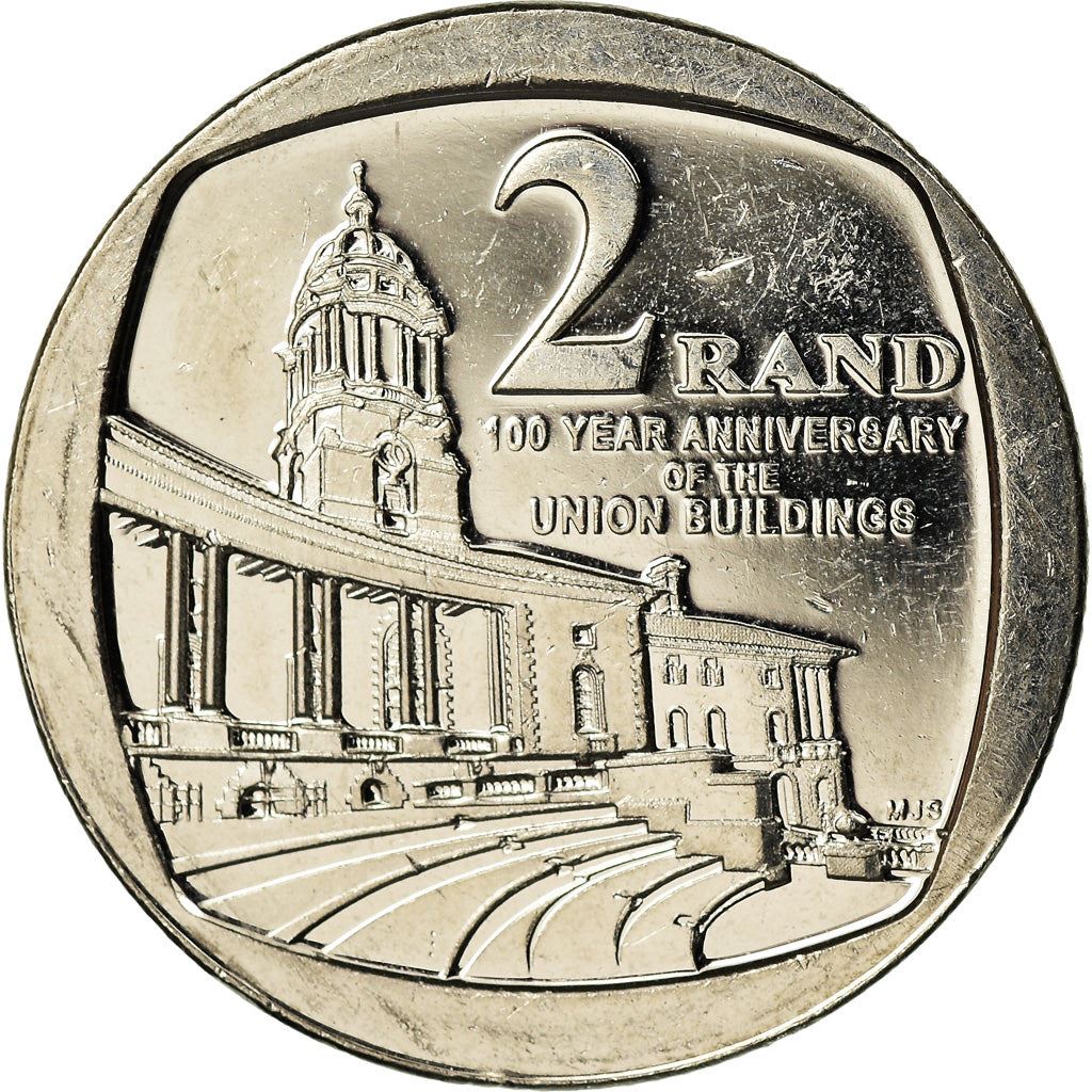 South Africa | 2 Rand Coin | Union Buildings | 100th Anniversary | Uc:100 | 2013