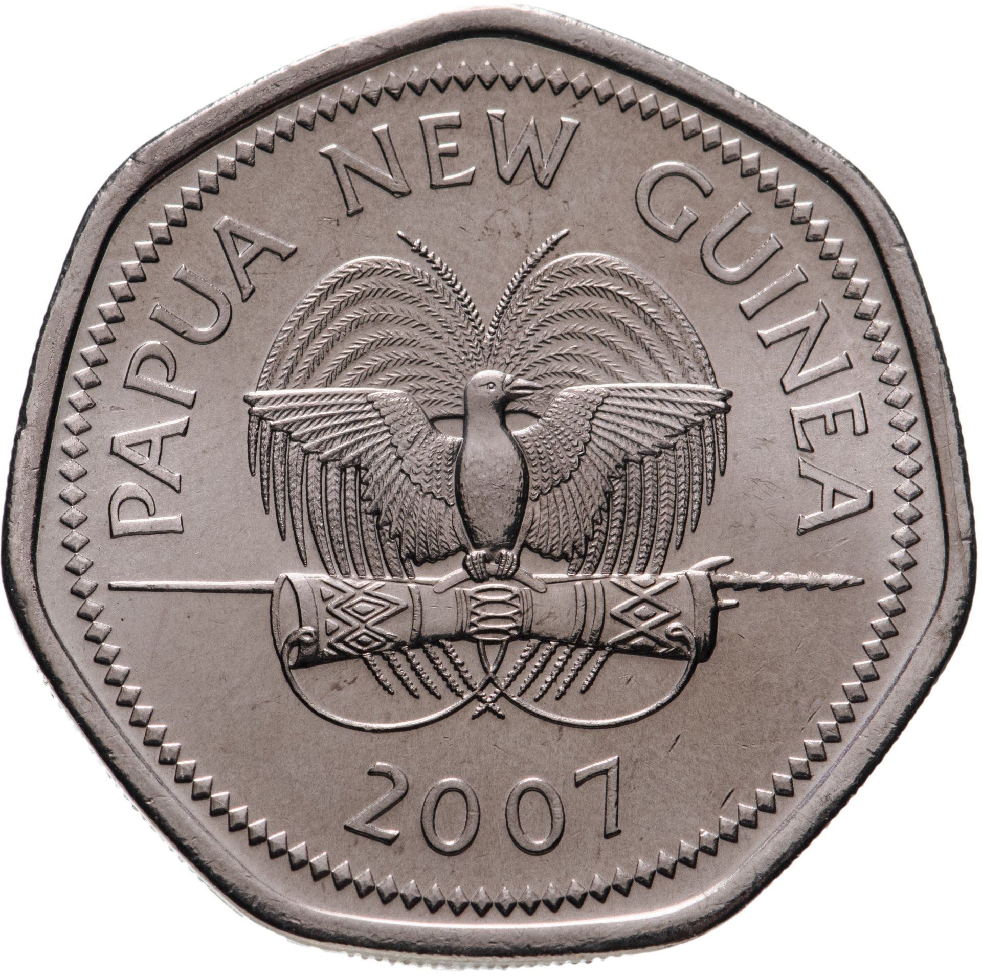 Papua New Guinea | 50 Toea Coin | St John Ambulance | KM:53 | 2007