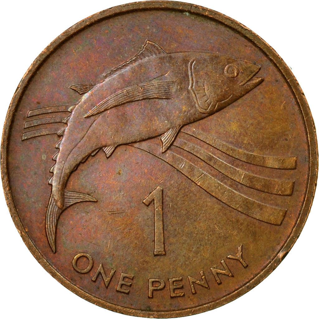 Saint Helena og Ascension | 1 Penny Mynt | Elizabeth II | Tunfisk | Km:1 | 1984