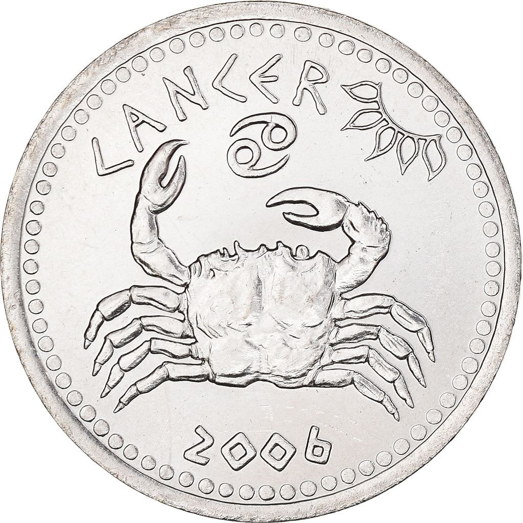 Somalilandia | Moneda de 10 chelines | Cáncer | Acero inoxidable | KM:12 | 2006