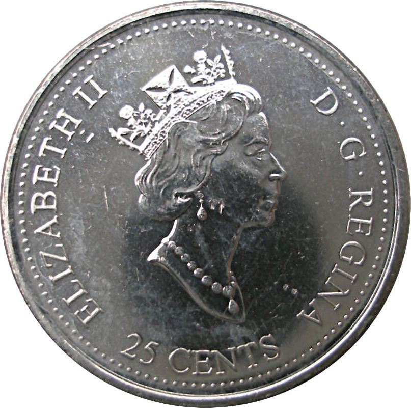 Canada | 25 Cents Coin | Achievement | Nickel | KM:381 | 2000