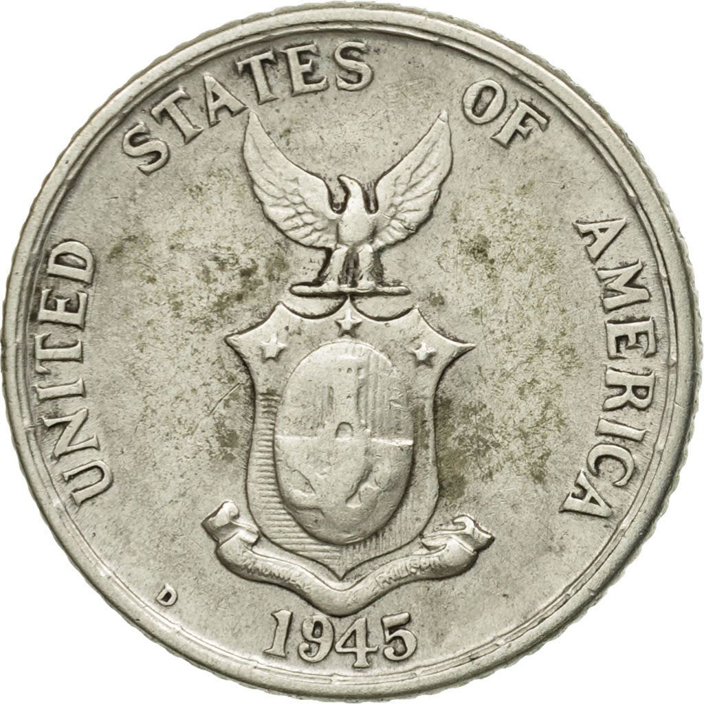 Philippines | 20 Centavos Coin | U.S. Administration | KM182 | 1937 - 1945