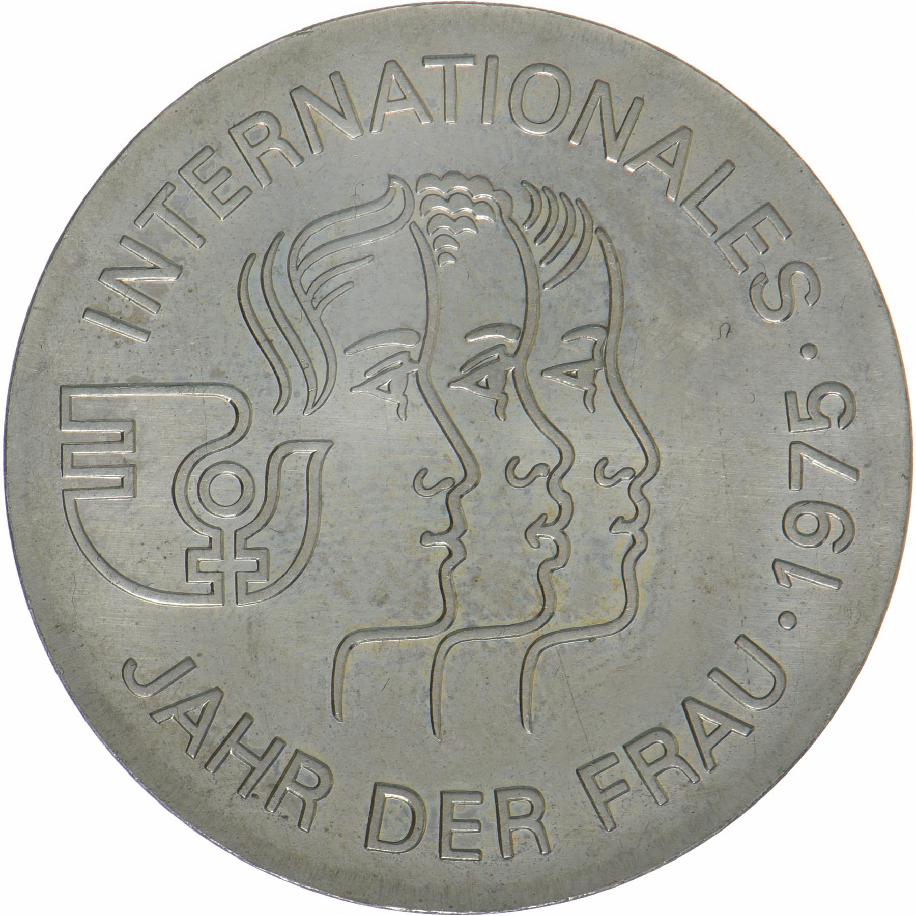 German Democratic Republic | 5 Mark Coin | International Women's Year | KM:55 | 1975