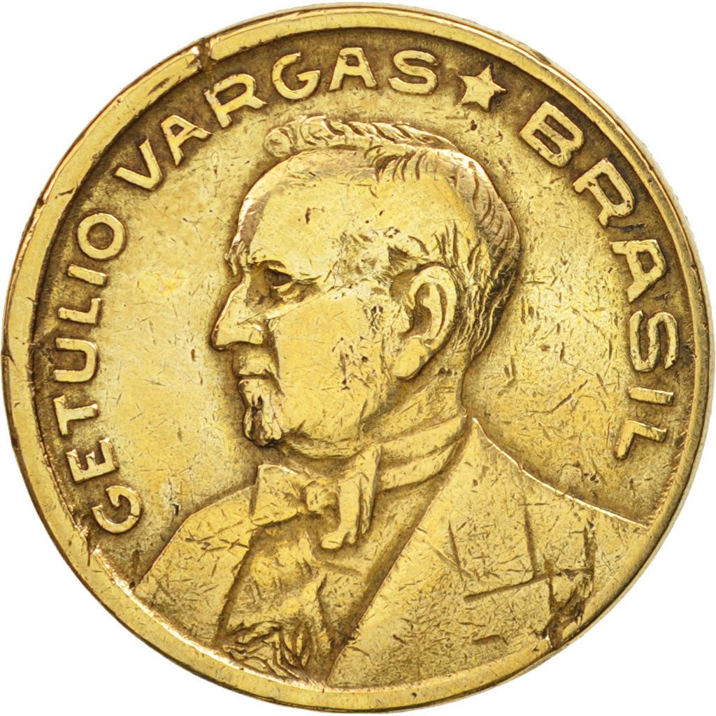 Brazil | 50 Centavos Coin | Getúlio Dornelles Vargas | Km:557A | 1943 - 1947