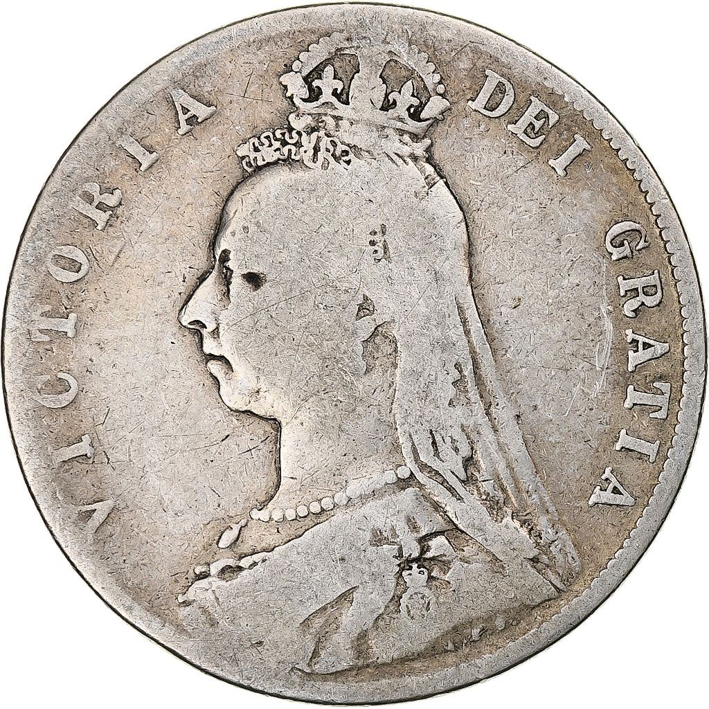 United Kingdom | 1/2 Crown Coin | Victoria | Km:764 | 1887 - 1892