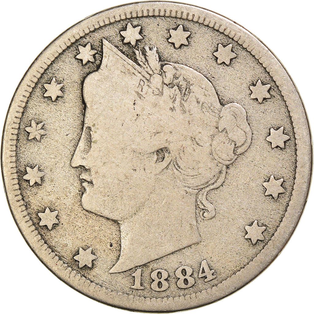 United States | 5 Cents Coin | Liberty | Roman Numeral | KM112 | 1883 - 1913