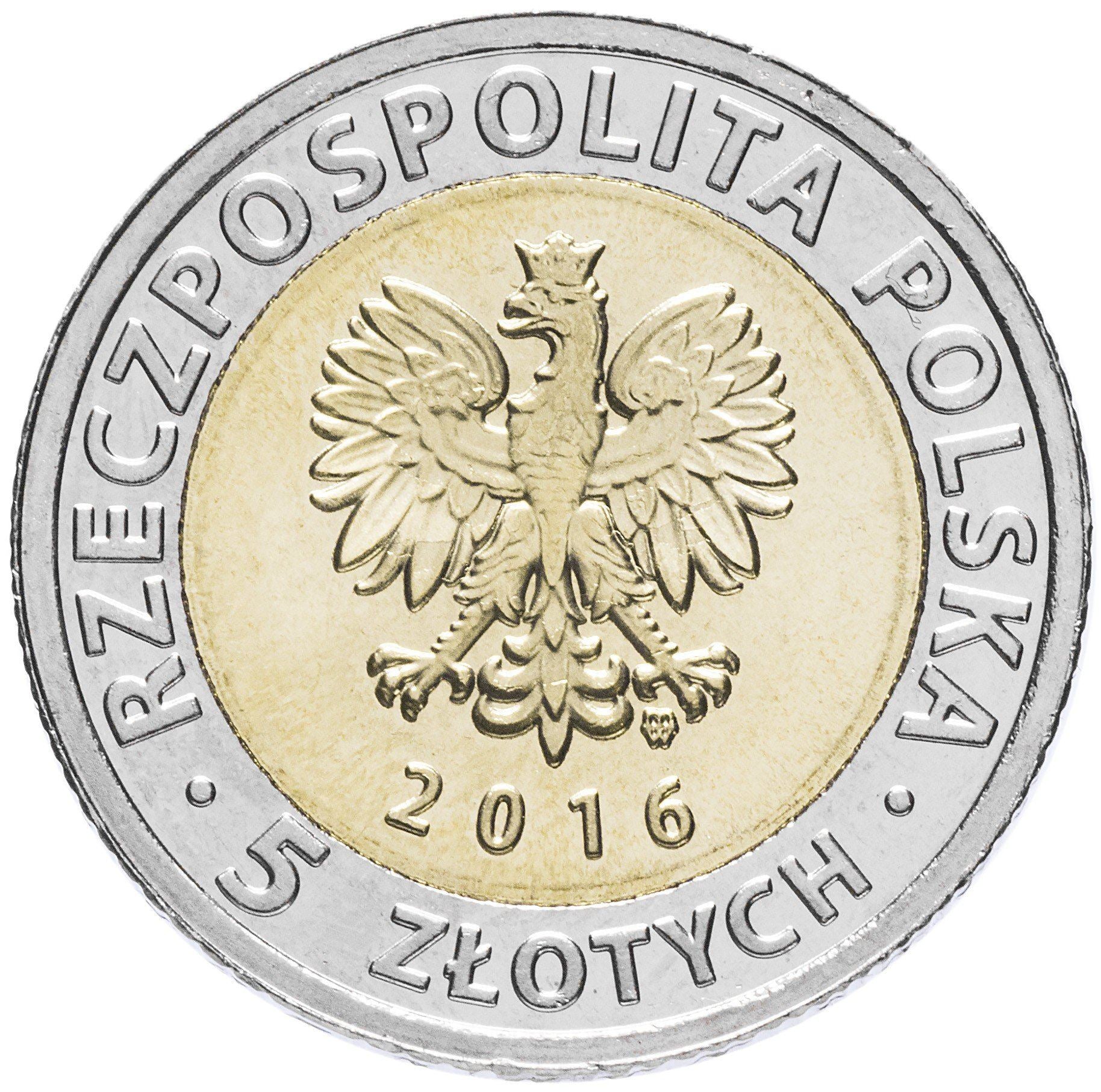 Poland | 5 Zlotys Coin | Dukes’ Castle in Szczecin | Y:950 | 2016