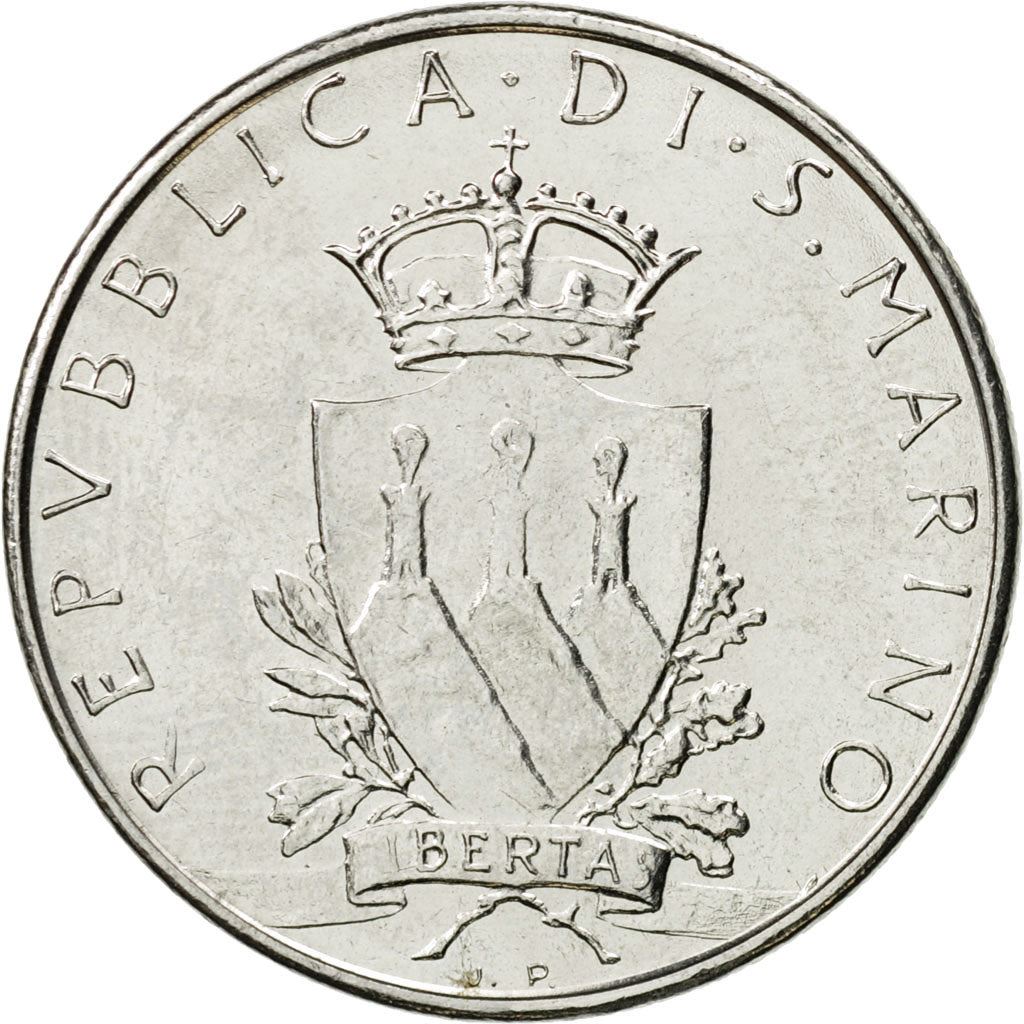 San Marino | 100 Lire Coin | Helmet | Km:95 | 1979
