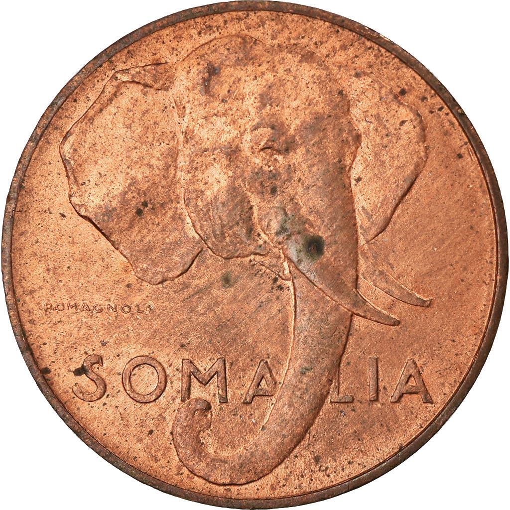 Somalia | 1 Centesimo Coin | Elephant | Km:1 | 1950