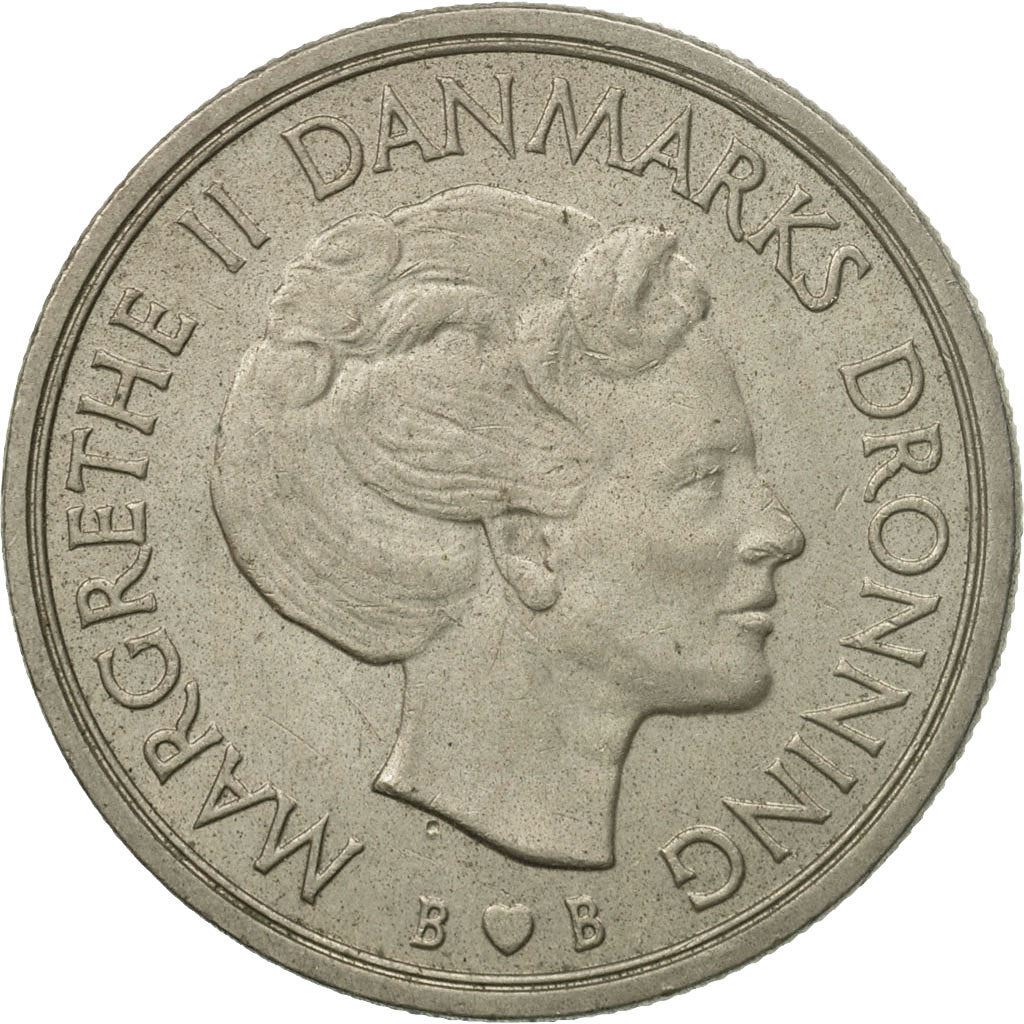 Denmark | 5 Kroner Coin | Margrethe II | Km:863 | 1973 - 1988