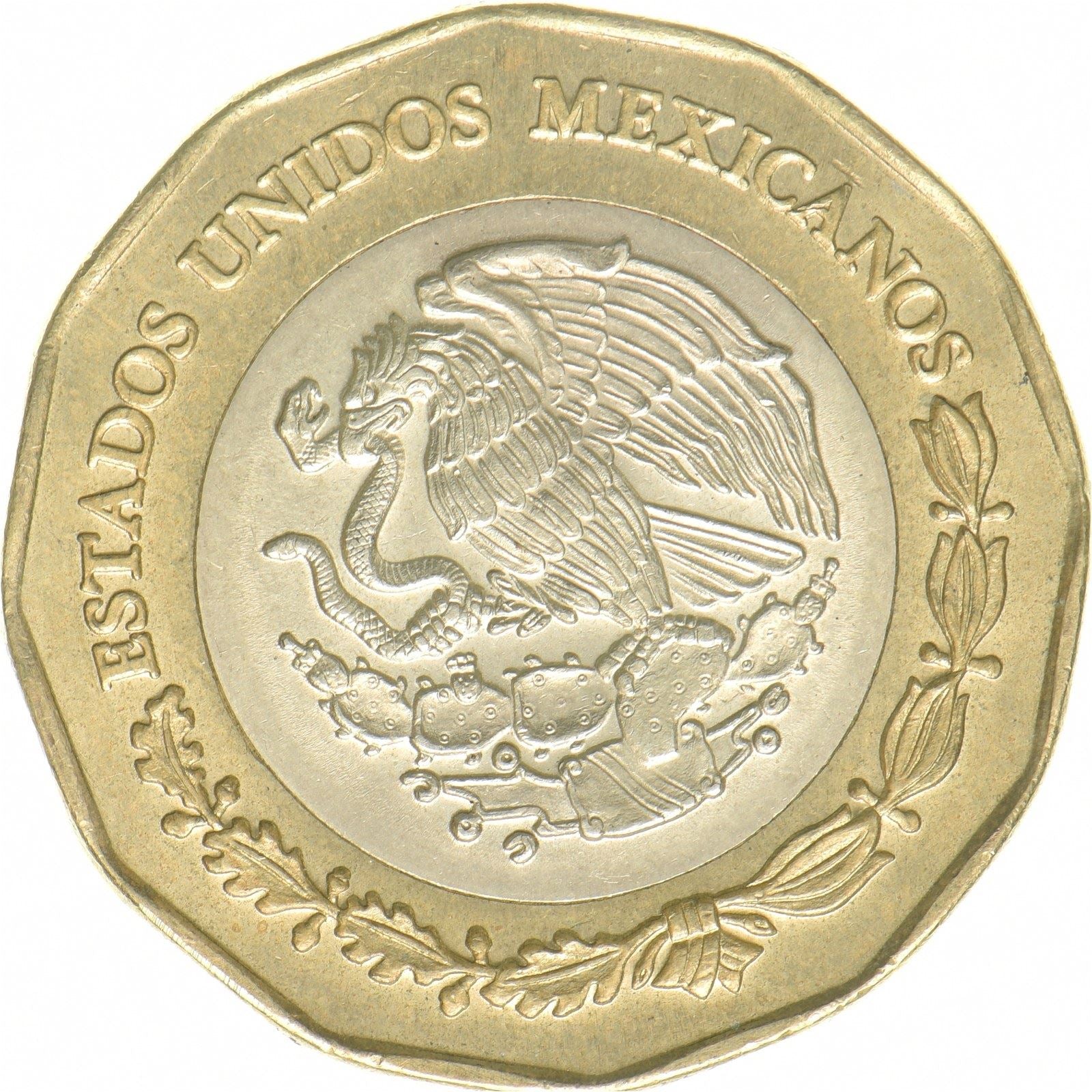 Mexico | 20 Pesos Coin | Emiliano Zapata Salazar | Bimetallic | KM:992 | 2019