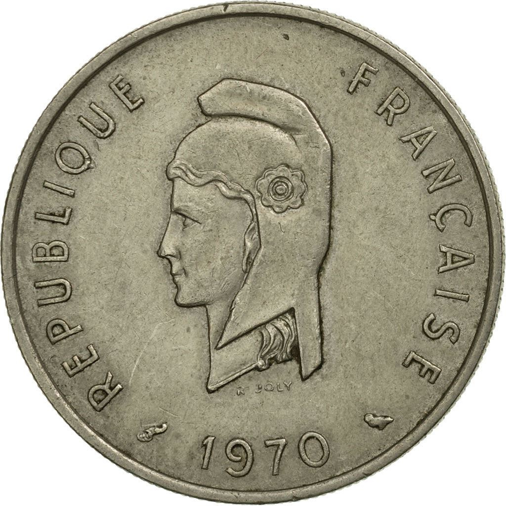 Afars and Issas | 50 Francs Coin | Marianne | Dromedary Camels | Km:18 | 1970 - 1975