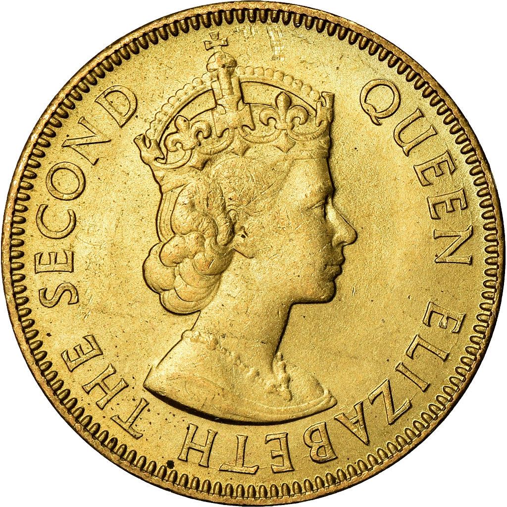 Jamaica Coin | 1/2 Penny Coin | Queen Elizabeth II | KM36 | 1955 - 1963