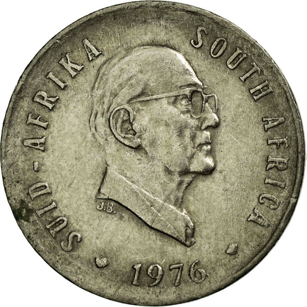 South Africa 5 Cents Coin | Jacobus J. Fouche | KM93 | 1976