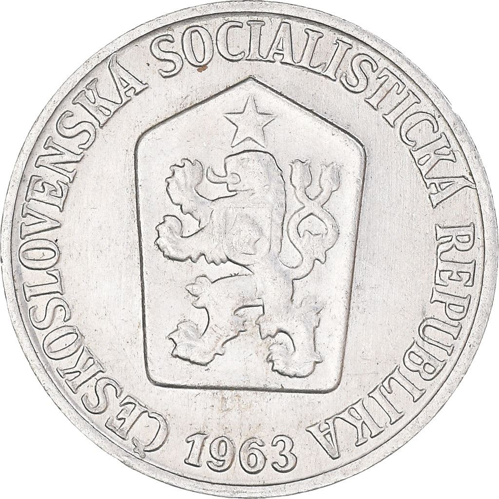 Czechoslovakia 3 Hale?e | Lion | Linden Wreath | Star | KM52 | 1962 - 1963