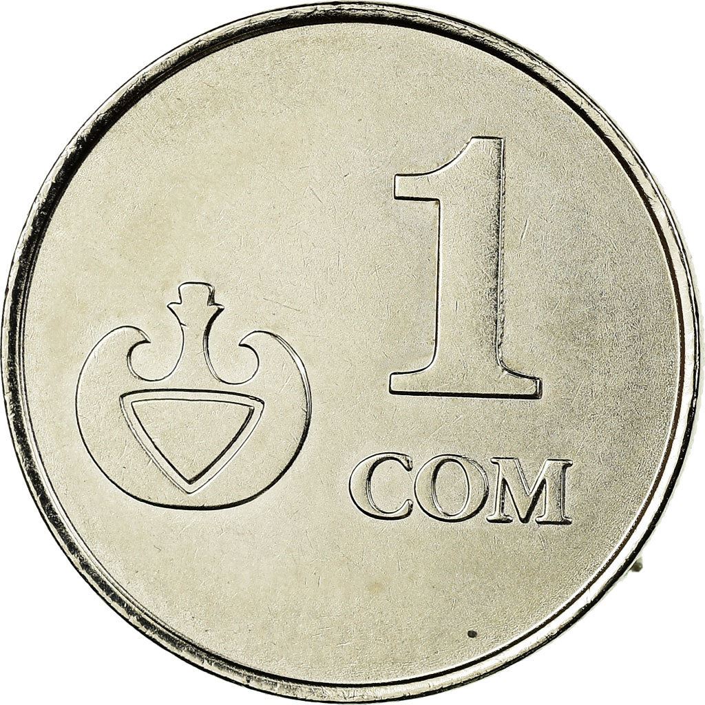 Kyrgyzstan 1 Som Coin | Falcon | Kookor | KM14 | 2008