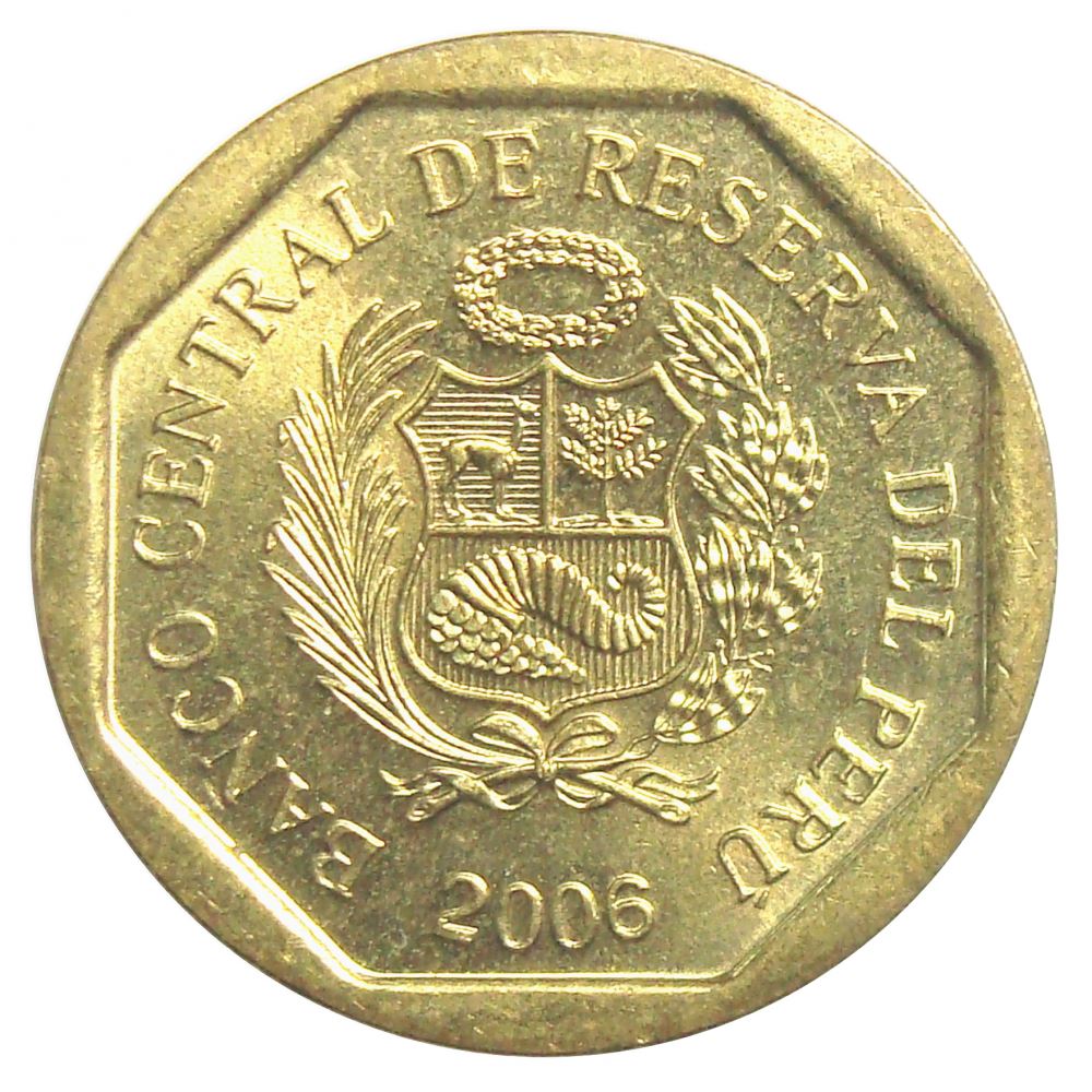 Peru | 5 Centimos Coin | KM304.4 | 2002 - 2007