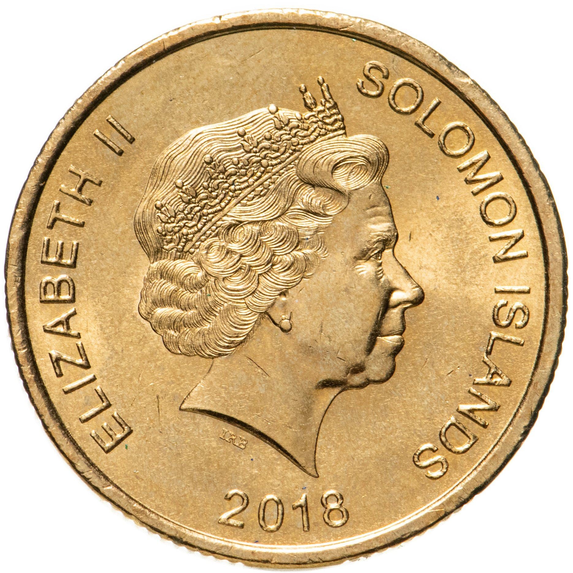 Îles Salomon | Pièce de 2 dollars | Indépendance | Bronze d’aluminium | KM : 797 | 2018