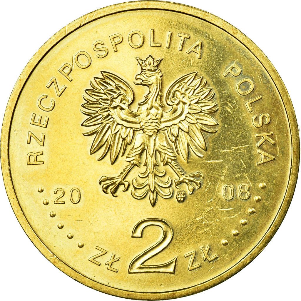 Poland | 2 Zlotys Coin | Settlement in North America | Y:659 | 2008
