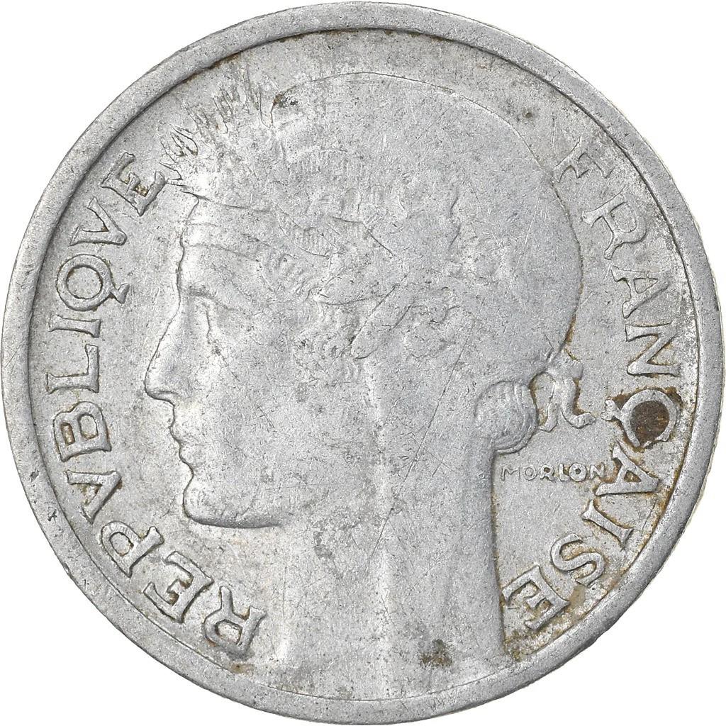 French 50 Centimes Coin | heavy type | KM894a | France | 1941 - 1947