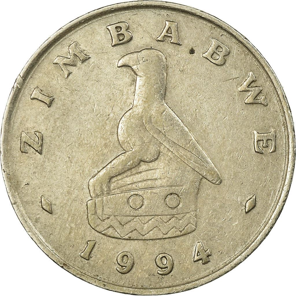 Zimbabwe | 20 Cents Coin | Birchenough Bridge | Km:4 | 1980 - 1997