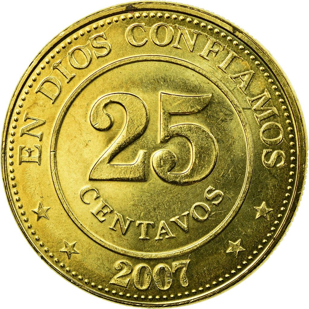 Nicaragua Coin Nicaraguan 25 Centavos Coin | KM104 | 2007 - 2014