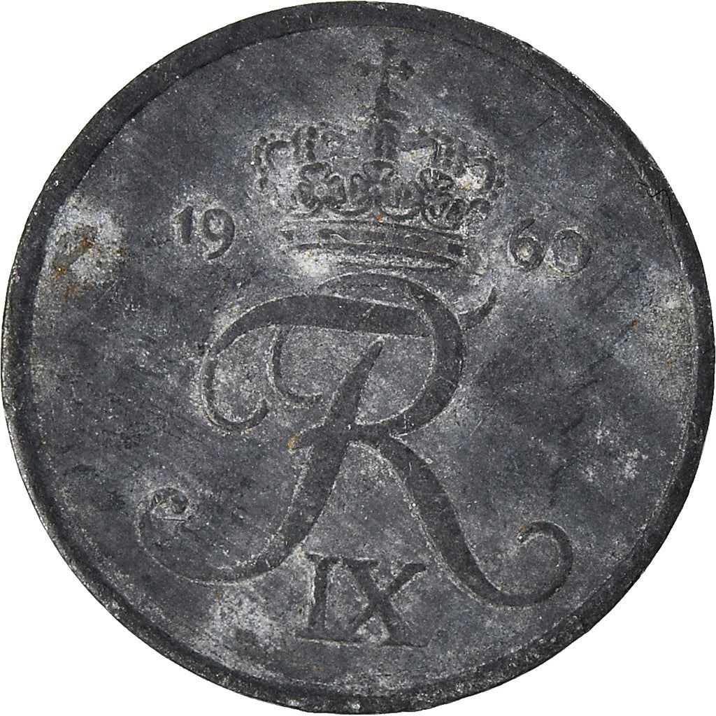 Denmark | 1 Ore Coin | Monogram | Km:839 | 1948 - 1972
