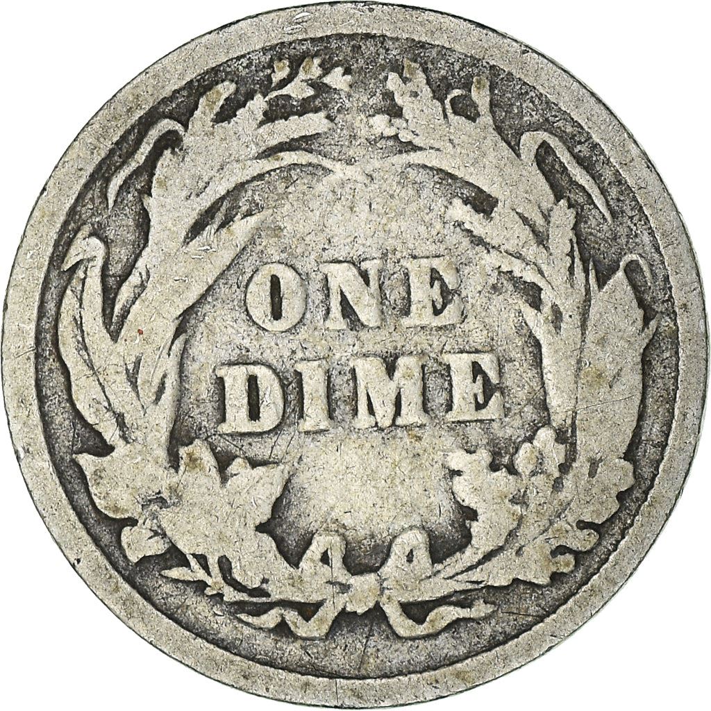 미국 | 1 다임 동전 | 바버 다임 | KM:113 | 1892 - 1916