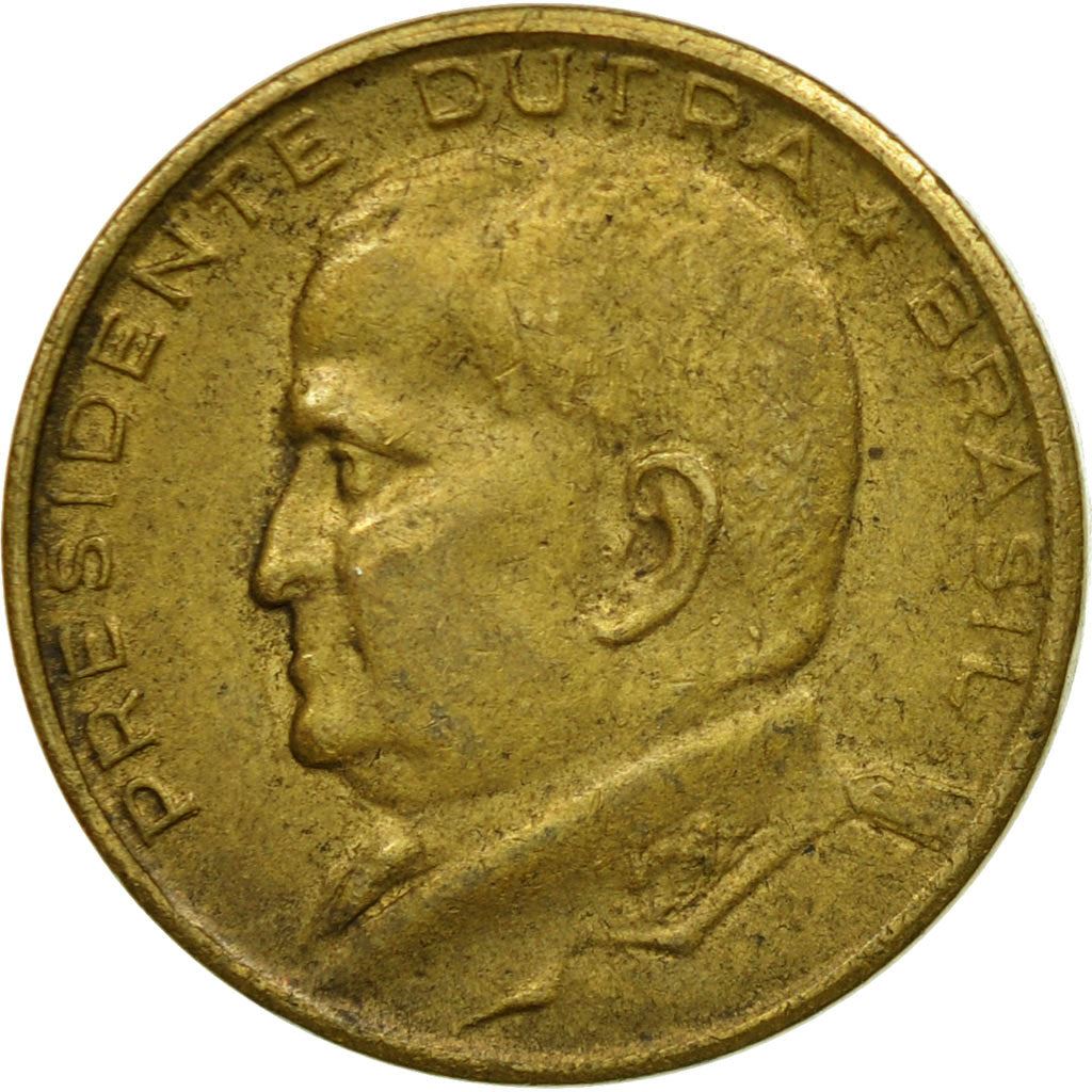 Brazil | 50 Centavos Coin | Eurico Gaspar Dutra | Km:563 | 1948 - 1956
