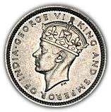 Malaya | 10 Cents Coin | George VI | KM:4a | 1943 - 1945