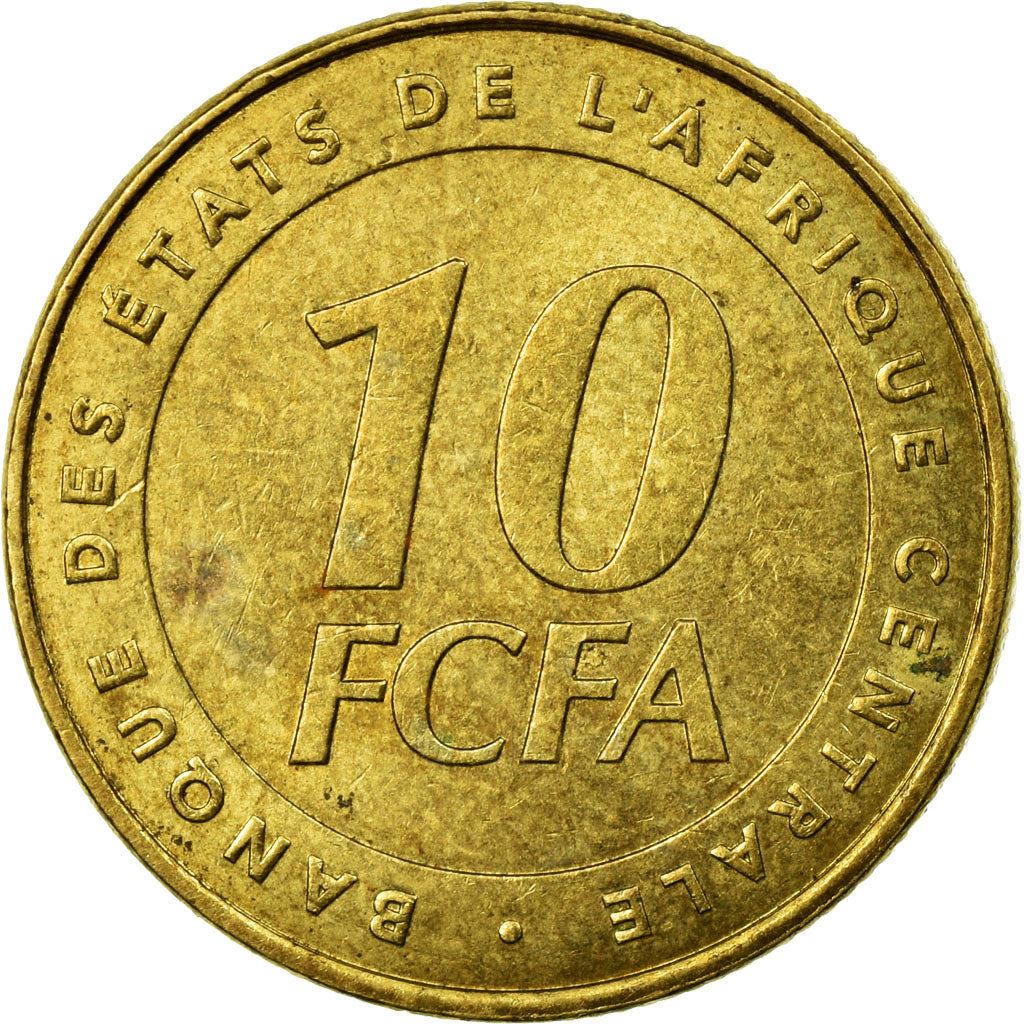 Central African States | 10 Francs Cfa Coin | Plants | Km:19 | 2006