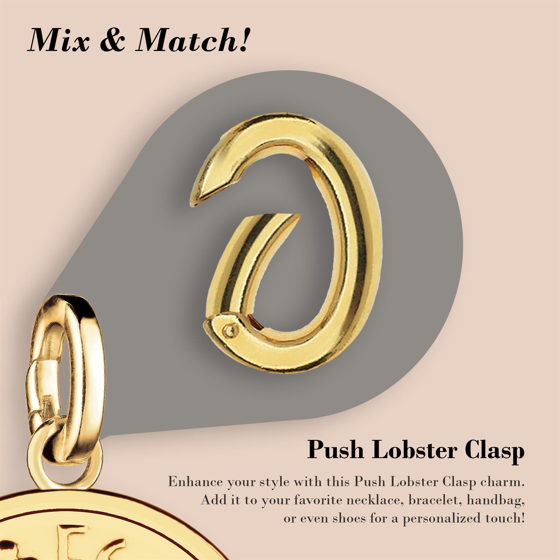 Greek 5 Drachmai Coin Charm | 925 Sterling Silver 18K Gold Plated | 1986 - 2000