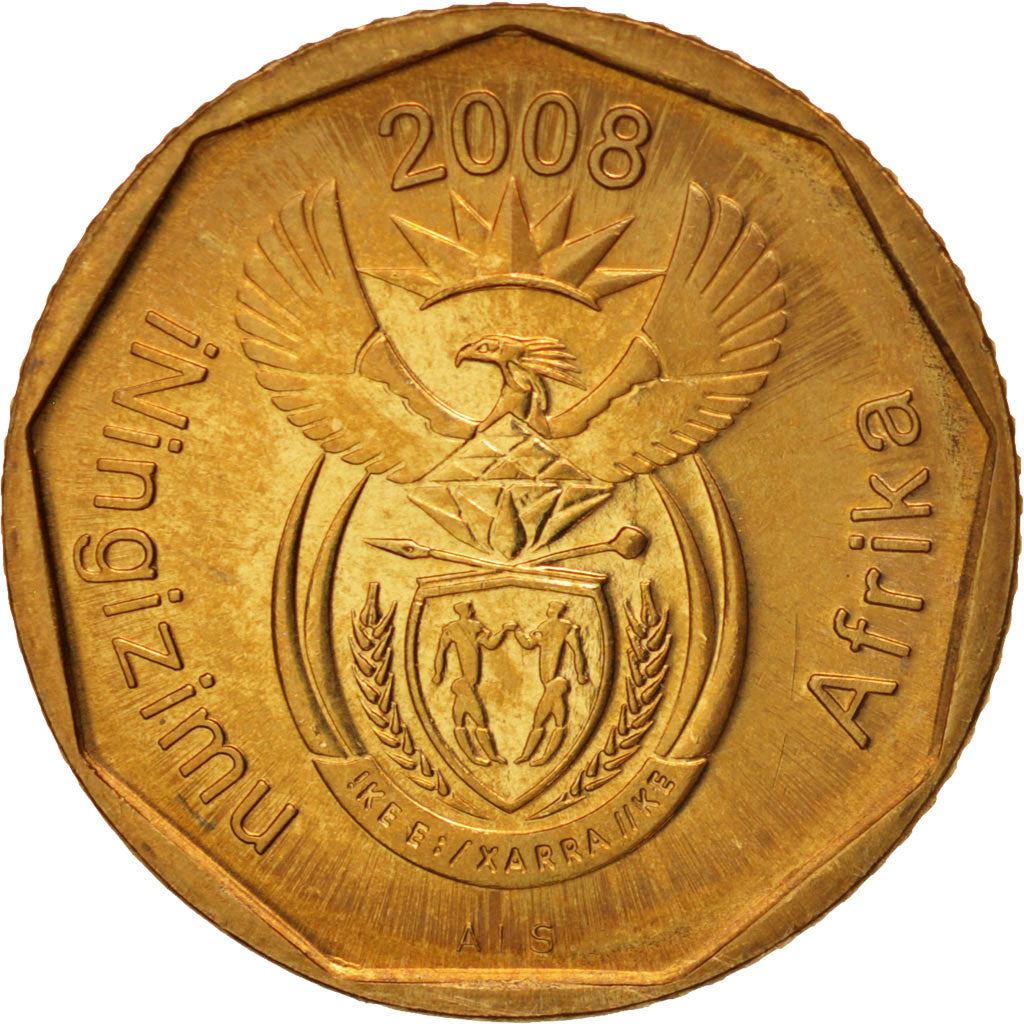 Sydafrika 10 Cent Zulu Legend - iNingizimu Afrika Mynt KM441 2008