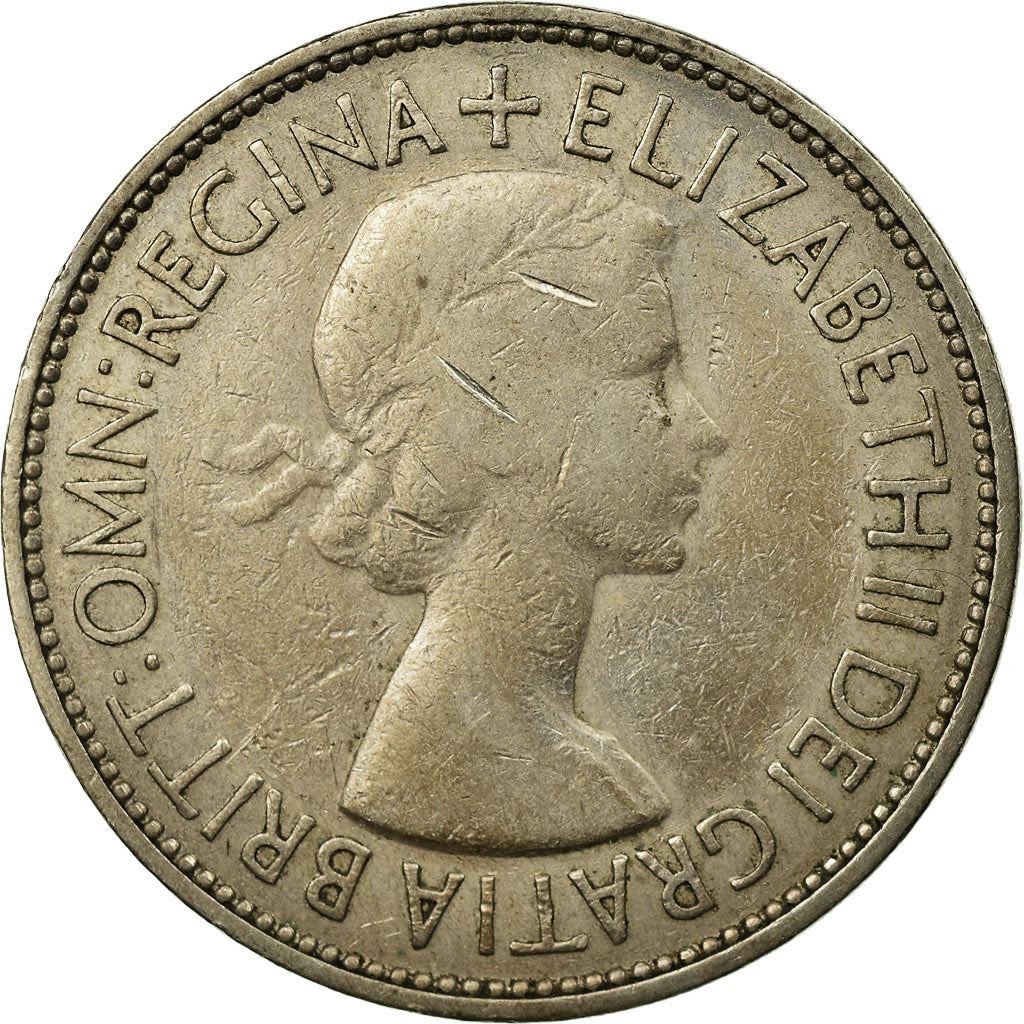 United Kingdom | 1/2 Crown Coin | Elizabeth II | Km:893 | 1953