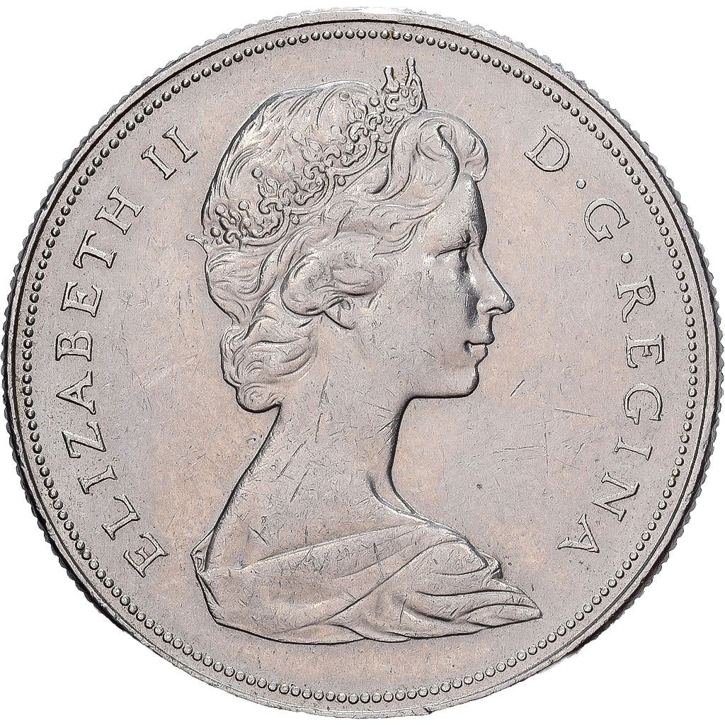 Kanada | 1 dolerio moneta | Nikelis | Antrasis portretas | KM:76.1; 76.2 | 1968–1976