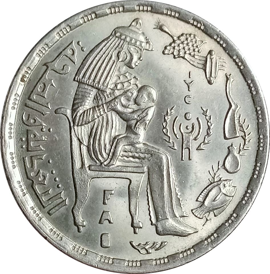 Egypt 5 Qirsh IYC & FAO | KM484 | 1979