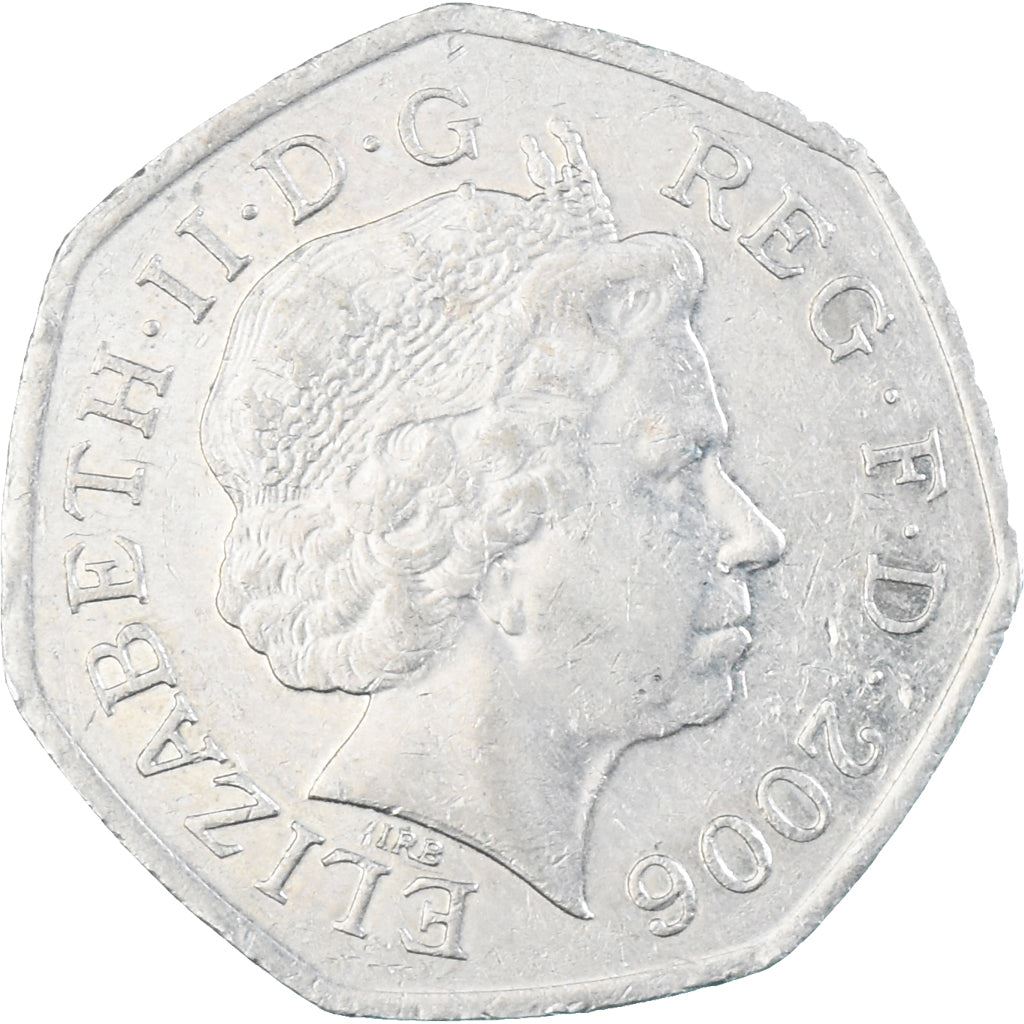 Storbritannien | 50 Pence Mynt | Elizabeth II | 4:e porträttet | Victoria Cross | Soldat | 2006 - 2009