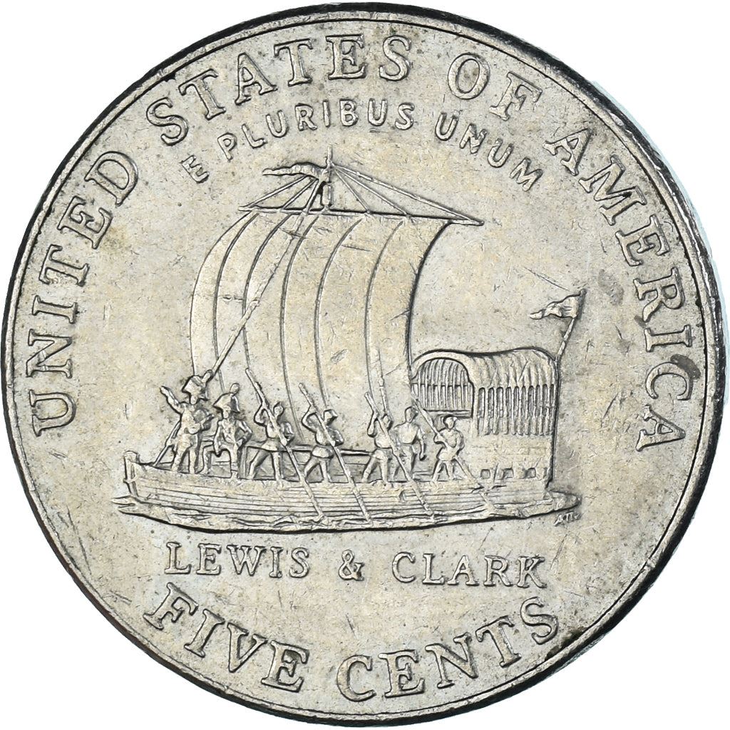 United States | 5 Cents Coin | Lewis and Clark Expedition | Km:361 | 2004