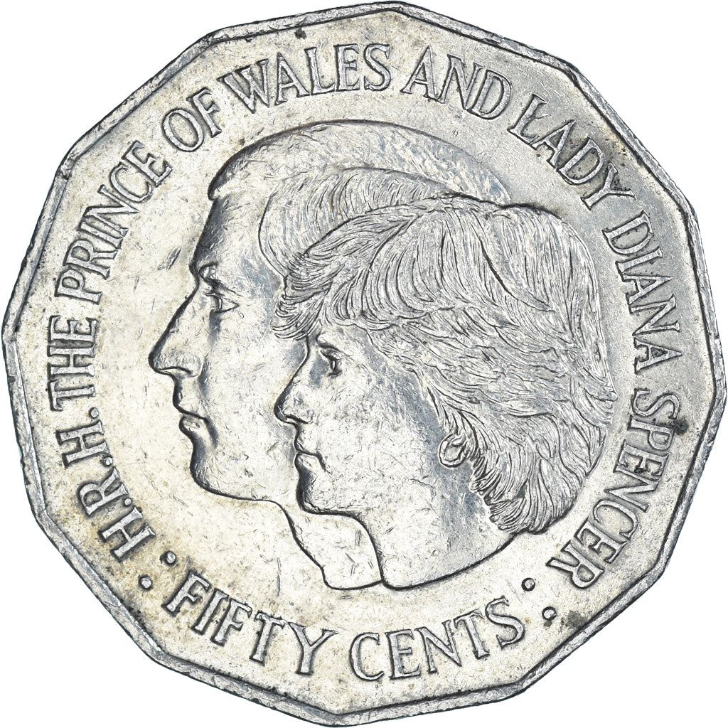 Australia | 50 Cents Coin | Royal Wedding | Km:72 | 1981