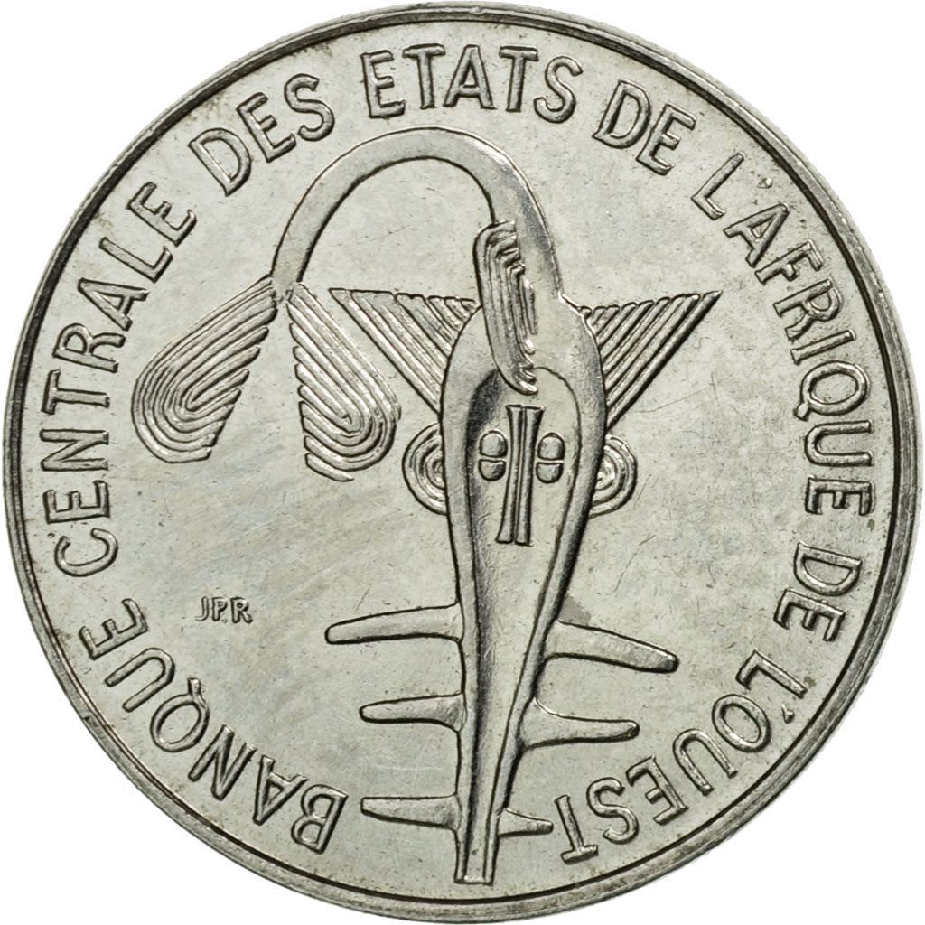 Western African States | 1 Franc Cfa Coin | Emblem of Central Bank | Km:8 | 1976 - 2011