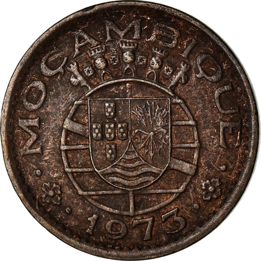 Mozambique | 20 Centavos Coin | Bundle of Arrows | Km:88 | 1973 - 1974