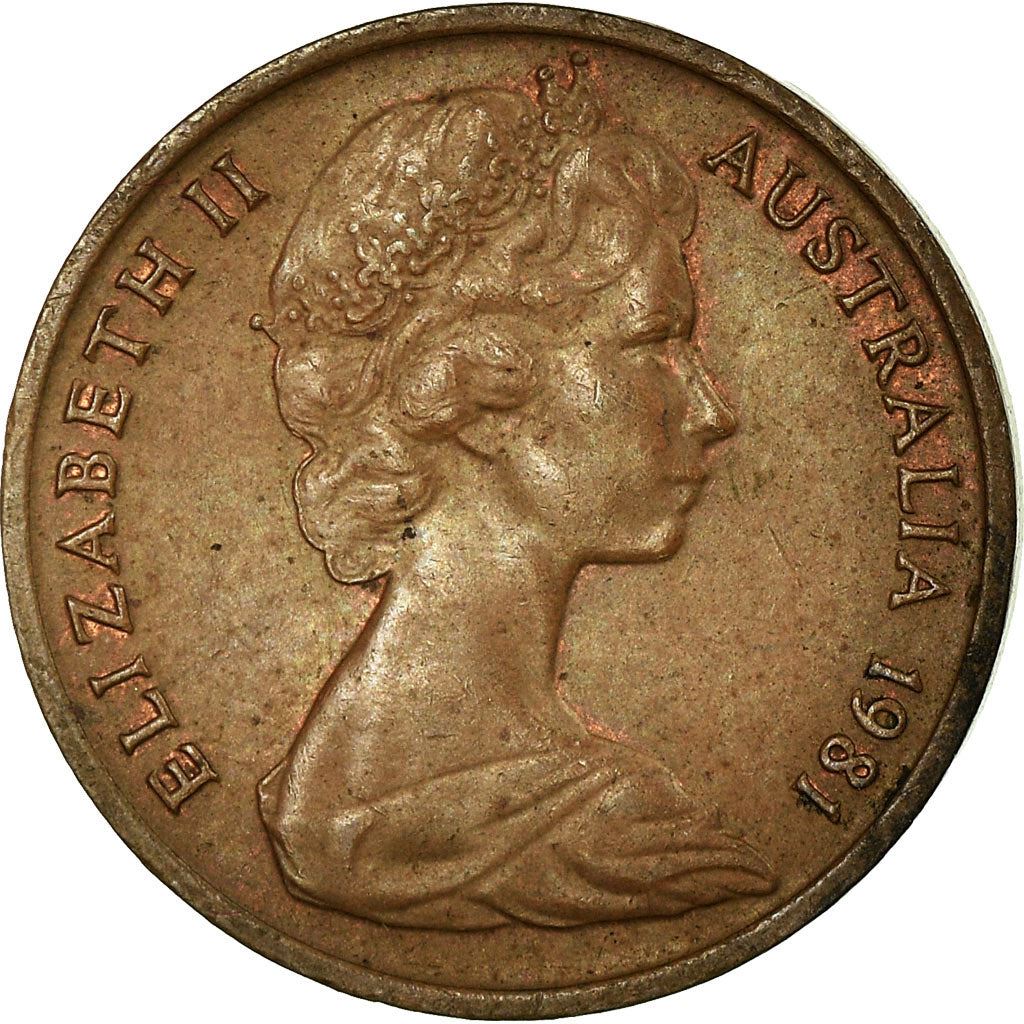Australia | 1 Cent Coin | Feather-tailed Glider | Km:62 | 1966 - 1984
