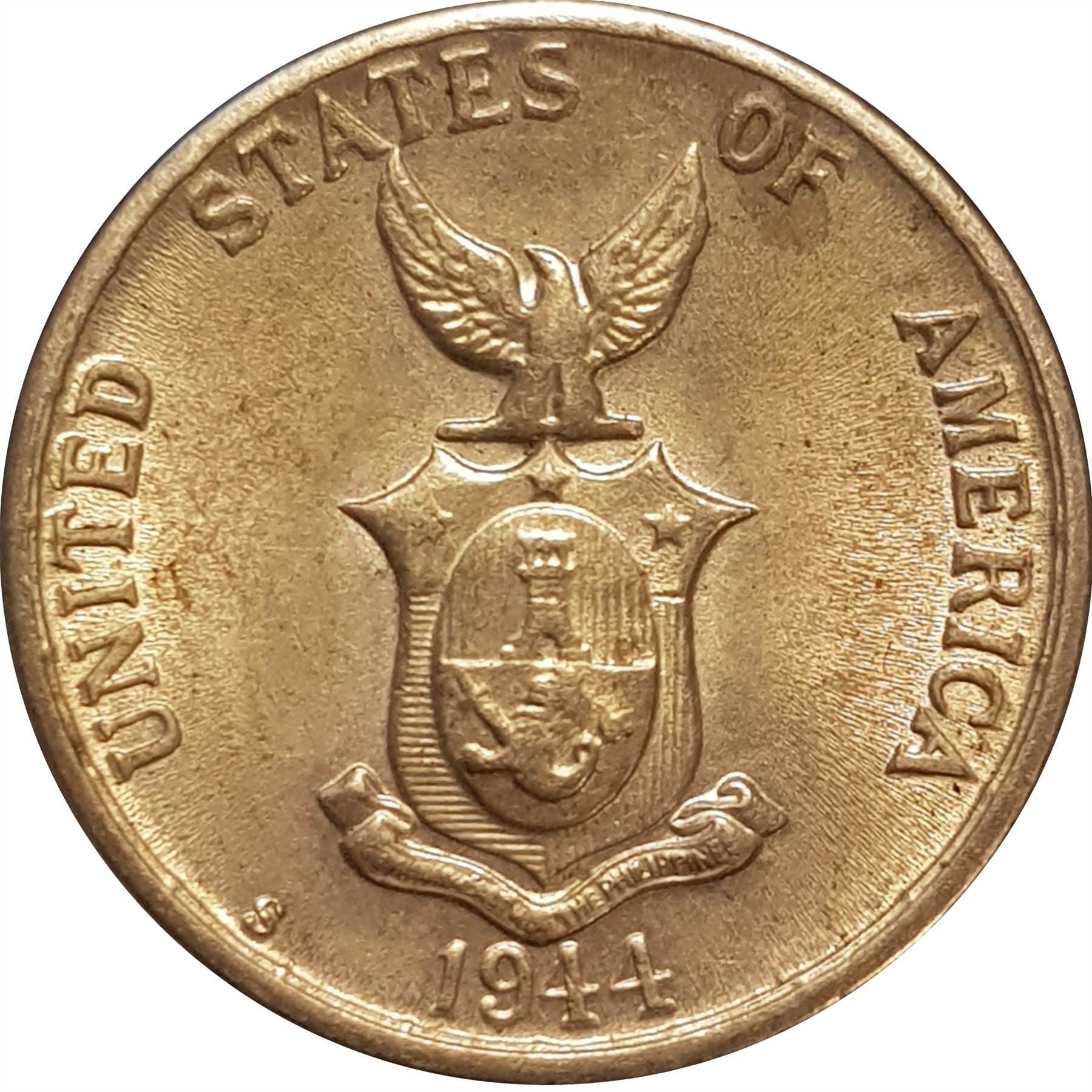 Philippines 5 Centavos Coin | U.S. Administration | KM180a | 1944 - 1945