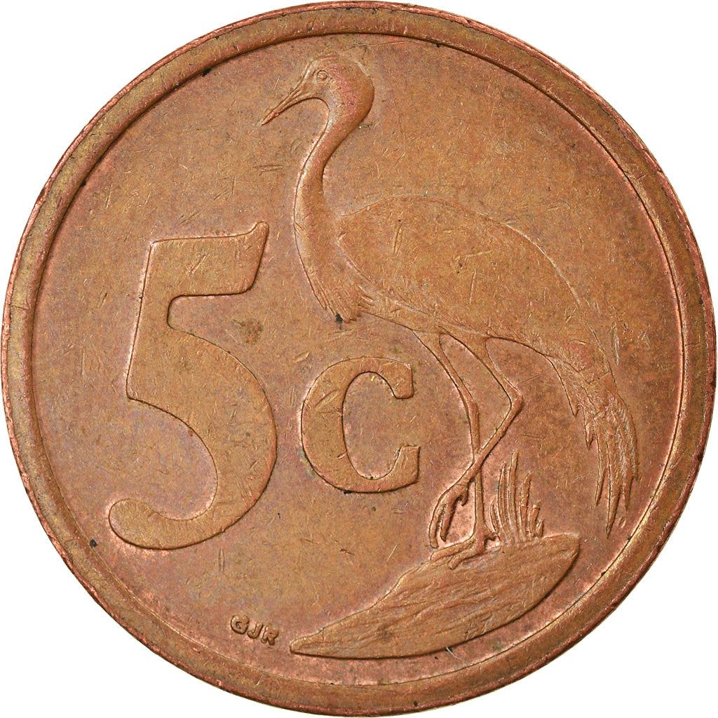 South Africa 5 Cents Tswana Legend - Aforika Borwa Coin KM291 2005