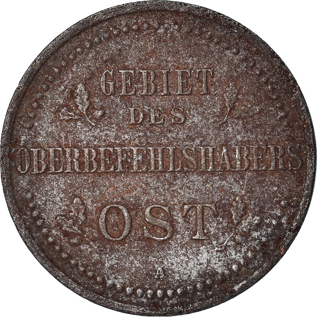 German Empire 3 Kopecks Coin | Deutsches Reich | Wilhelm II | Military Coinage | KM23 | 1916